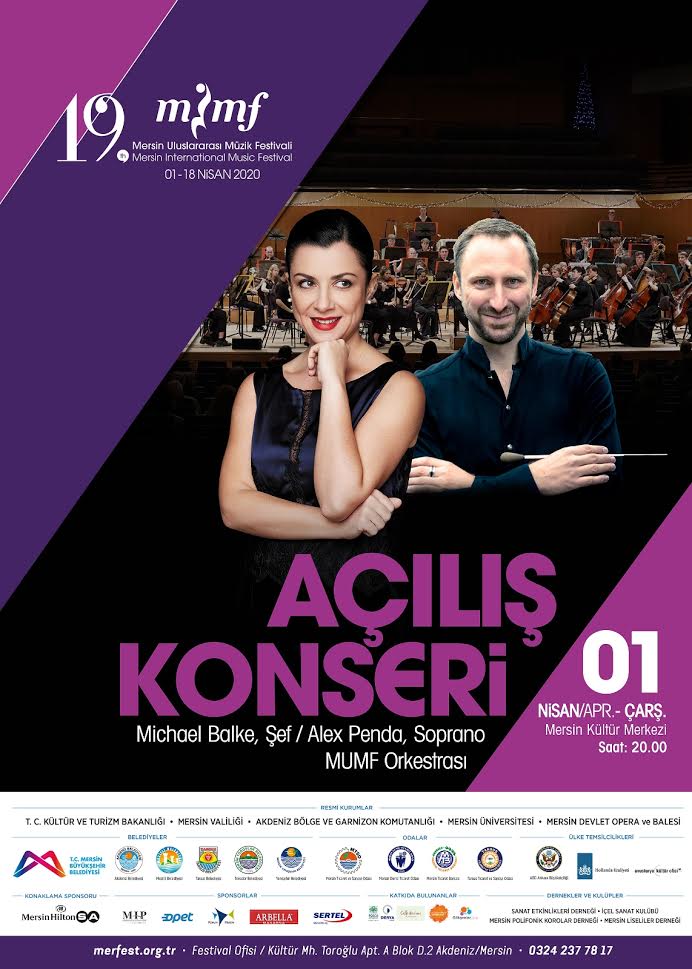 19. Mersin Uluslararası Müzik Festivali Açılış Konseri