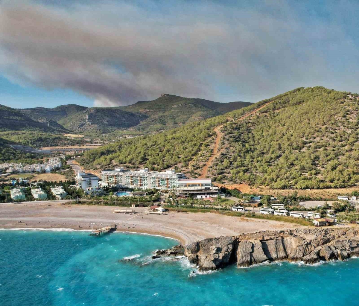 Mersin’de orman yangını
