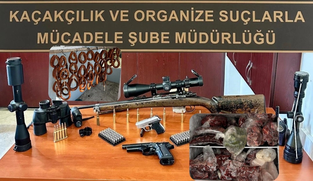 Dağ keçilerini avlayıp sucuk yapmış 1 milyon 961 bin TL ceza kesildi
