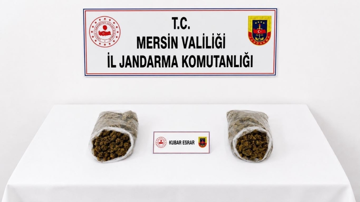 Mersin’de jandarmadan uyuşturucu operasyonu: 2 tutuklama