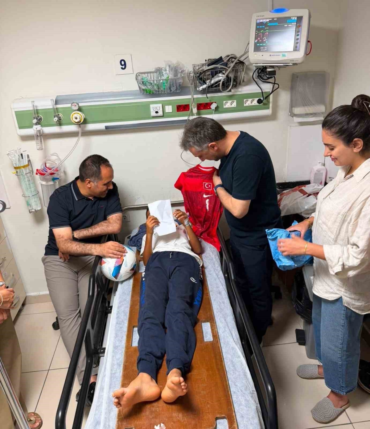 Darp edilen çocuğun sağlık durumu iyi, tedavisi sürüyor
