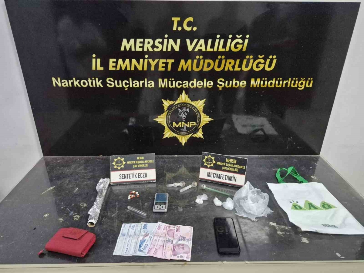 Mersin’de uyuşturucu operasyonu: 2 şüpheli tutuklandı