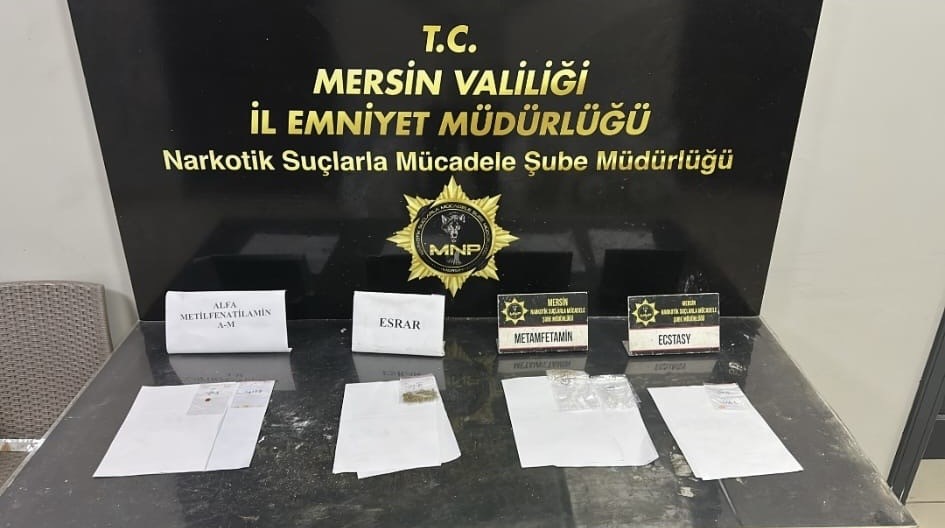 Mersin’de uyuşturucu operasyonu: 3 tutuklama