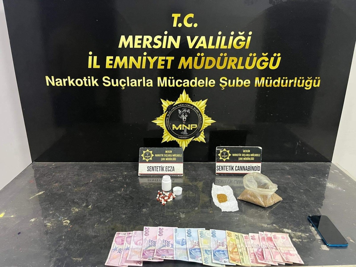 Mersin’de uyuşturucu operasyonu: 2 tutuklama