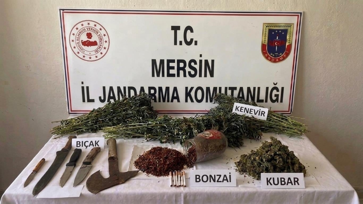 Mersin’de uyuşturucu operasyonu: 1 tutuklama