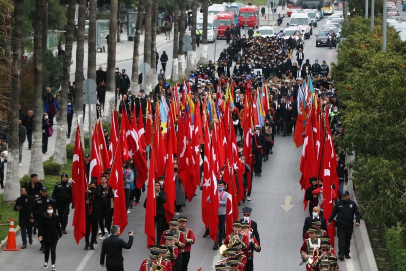 Atatürk’ün Mersin’e gelişinin 99. yıl dönümü kutlandı 
