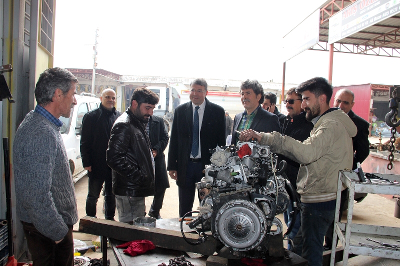 Başkan Turgut, sanayi esnaflarından destek istedi