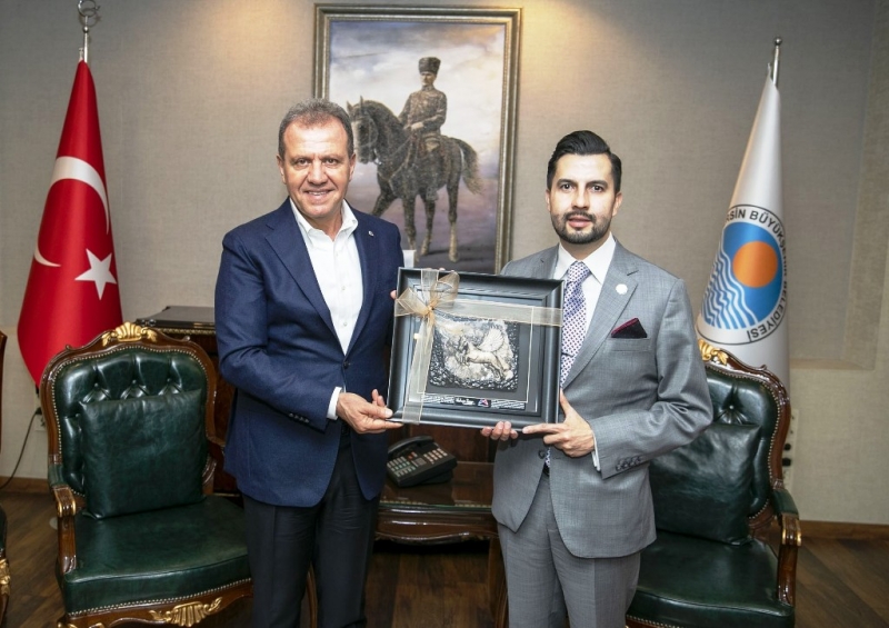 Guatemala’nın Ankara Büyükelçisi Barrios, Başkan Seçer ile buluştu 