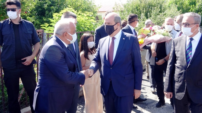 KKTC Cumhurbaşkanı Tatar Akdenizin incisi Erdemli'de