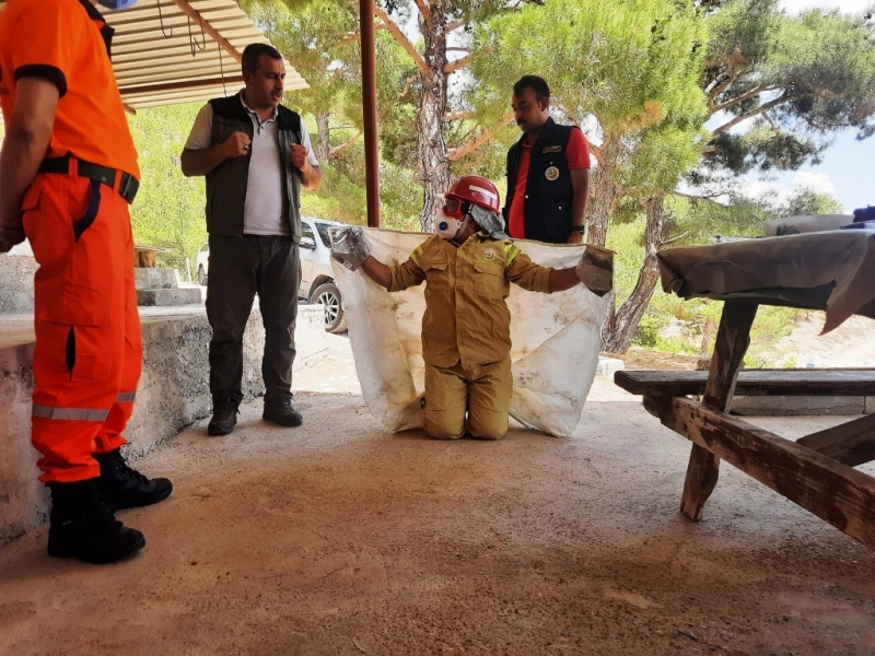 Mersin'de orman personeline iş güvenliği eğitimi verildi   