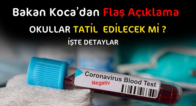 Okullar tatil edilecek mi ?