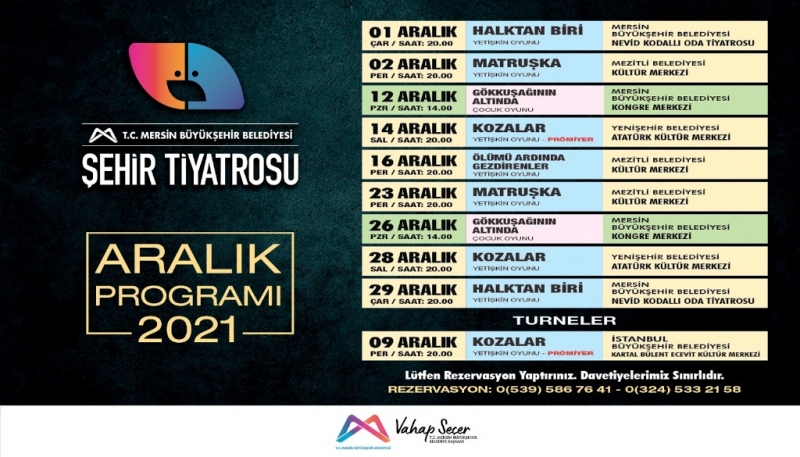  Şehir Tiyatrosu, ‘Kozalar’ oyunun prömiyerini İstanbul ve Mersin’de yapacak 