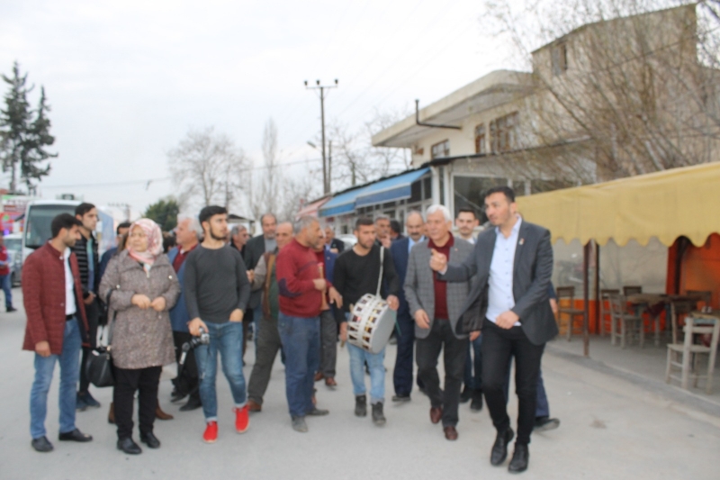 SERDAR ARSLAN'A ELVANLI'DA DAVUL ZURNALI KARŞILAMA
