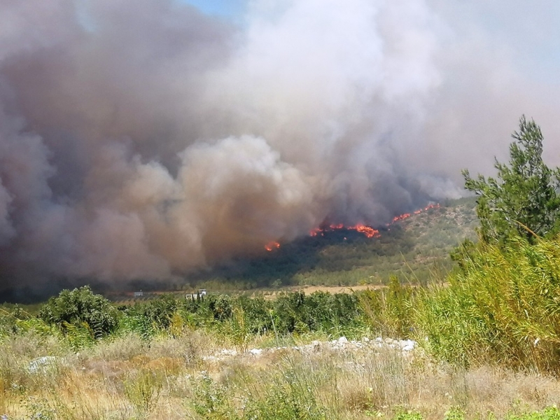 Silifke'deki orman yangını büyüyor   