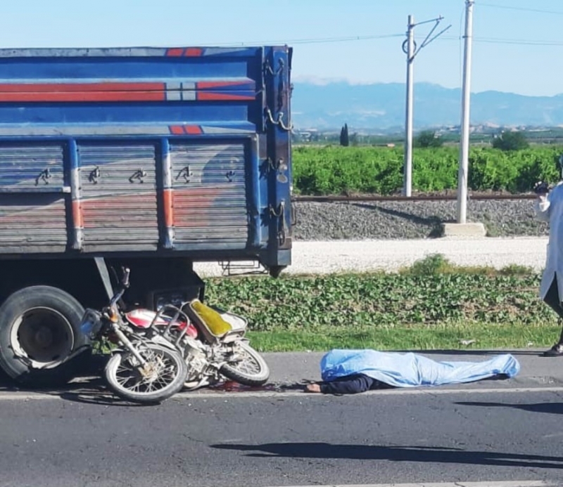  Tarsus'ta trafik kazasında motosiklet sürücüsü hayatını kaybetti   
