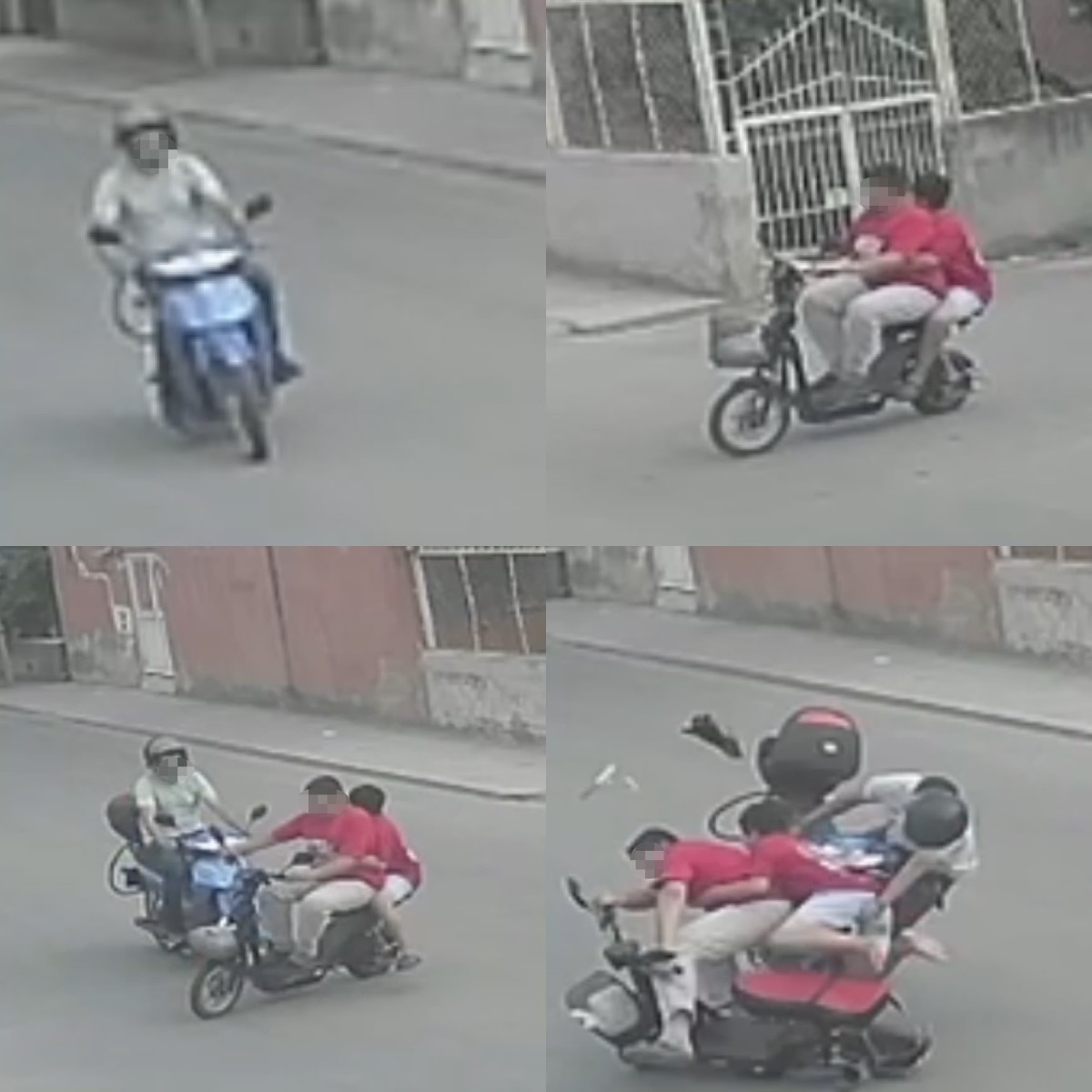 Motosikletler kafa kafaya çarpıştı 
