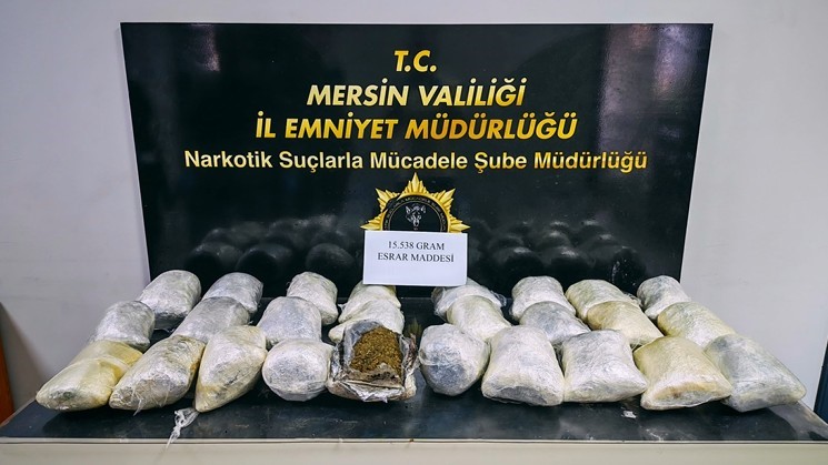 Mersin’de uyuşturucu operasyonu: 2 şüpheli tutuklandı