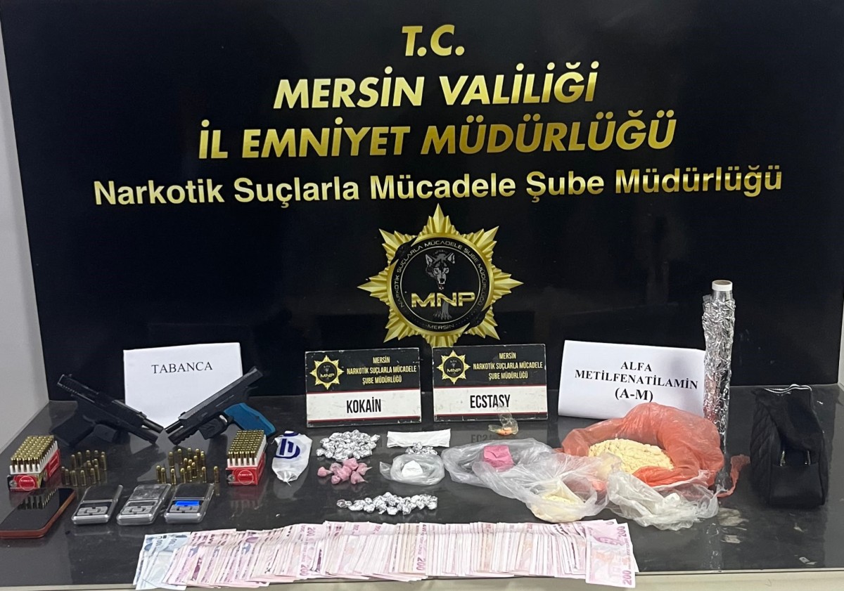Mersin’de yakalanan 2 uyuşturucu taciri tutuklandı