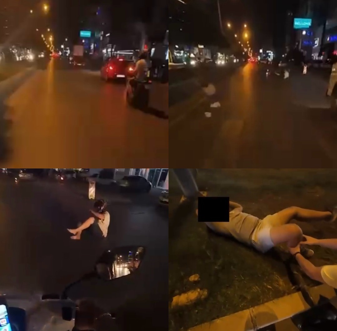 Mersin’de motosikletin yayaya çarptı