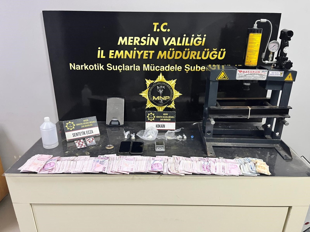 Mersin’de uyuşturucu operasyonu: 3 şüpheli tutuklandı